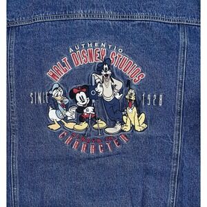 The Disney Store Jacket Men's L‎ Walt Disney Studios Over Size Denim Camera Film